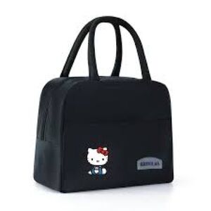 Hello Kitty Black Tote with Character Accent
